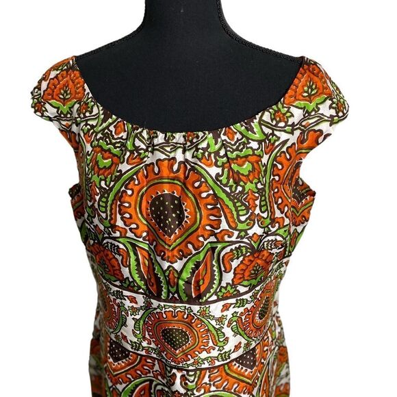 #315 MILLY Silk Mod Mini Dress - Picture 3 of 8